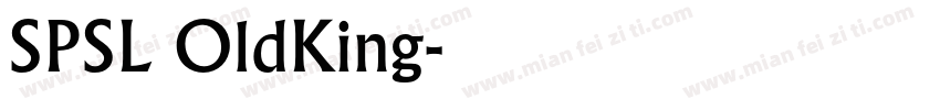 SPSL OldKing字体转换